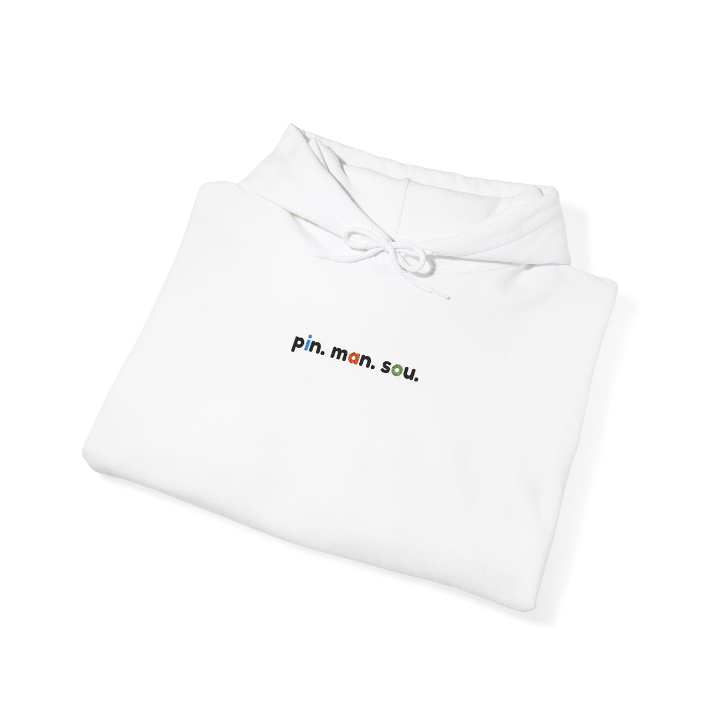 "Pin. Man. Sou." Embroidered Hoodie