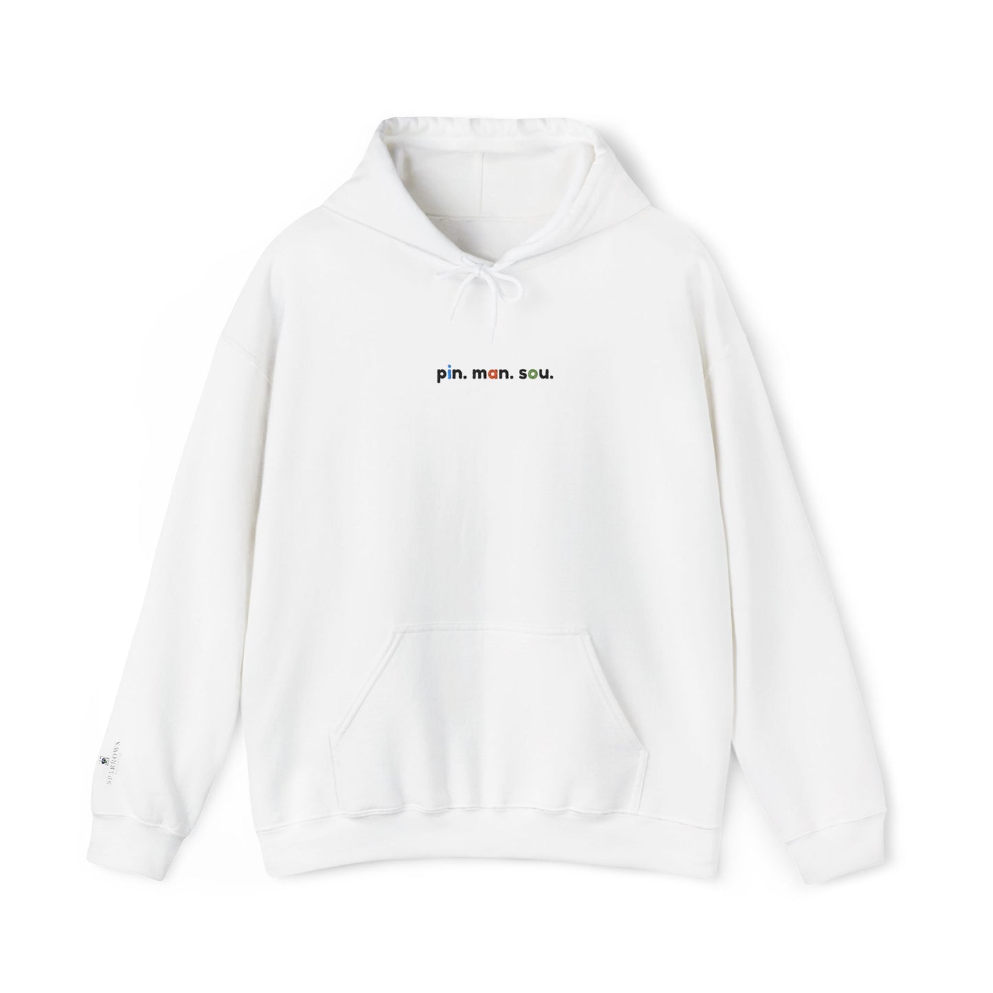"Pin. Man. Sou." Embroidered Hoodie