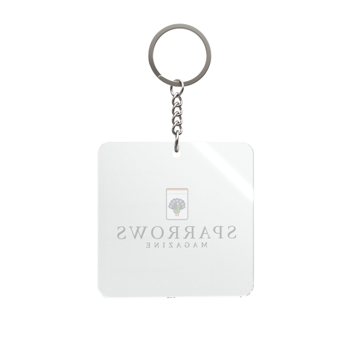Sparrows Magazine Square Keychain [EARLY SUPPORTER GOODS]